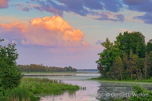 Rideau River At Sunset_12243-4.jpg - Photographed along the Rideau Canal Waterway at Kilmarnock, Ontario, Canada.